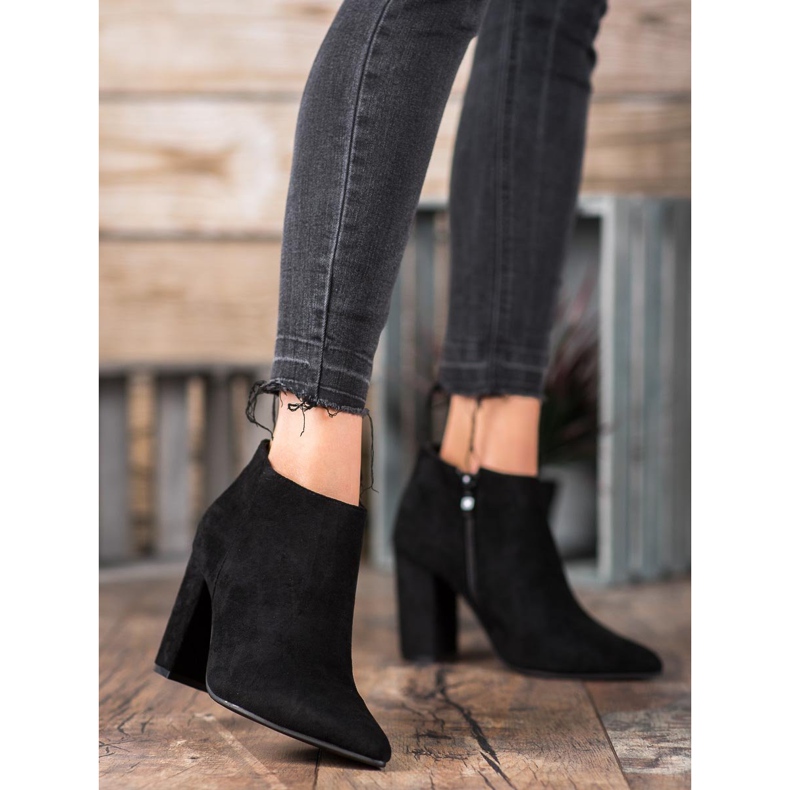 Marquiz Botas sexy con cremallera negro 2