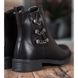 SHELOVET Botas Chelsea elegantes negro 4