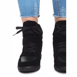 Deportivas Cuña LA-70 Negro 1 Deportivas Cuña LA-70 Negro 1