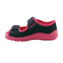 Calzado infantil befado 969X105 rosado azul marino 3