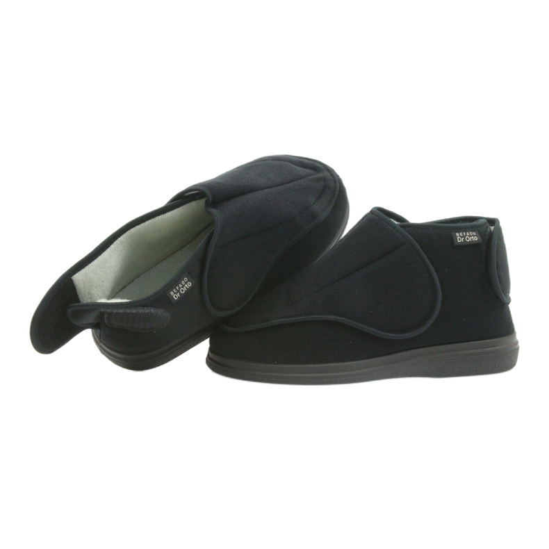 Dra. Befado zapatillas para hombres PU 163M002 Negro 3