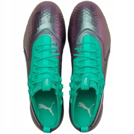 Botas de fútbol Puma One 1 Il Lth Fg Ag M 104925 01 rojo verde 1