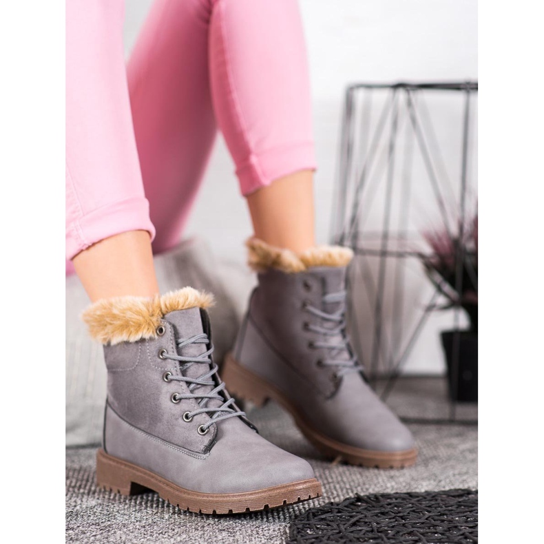 SHELOVET Tramperos cómodos gris 2 SHELOVET Tramperos cómodos gris 2