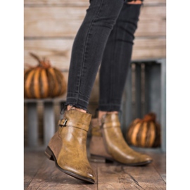 Super Mode Botas con circonita cúbica marrón 2