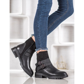 Erynn Trabajadores con una hebilla negro 1 Erynn Trabajadores con una hebilla negro 1