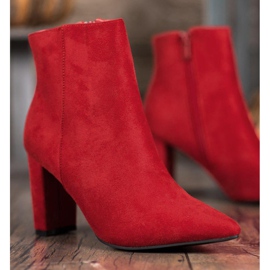 Super Me Sexy botas de tacón alto rojo 4