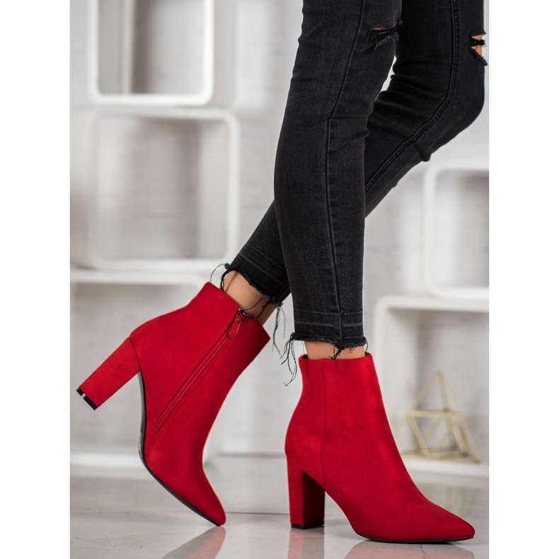 Super Me Sexy botas de tacón alto rojo 2