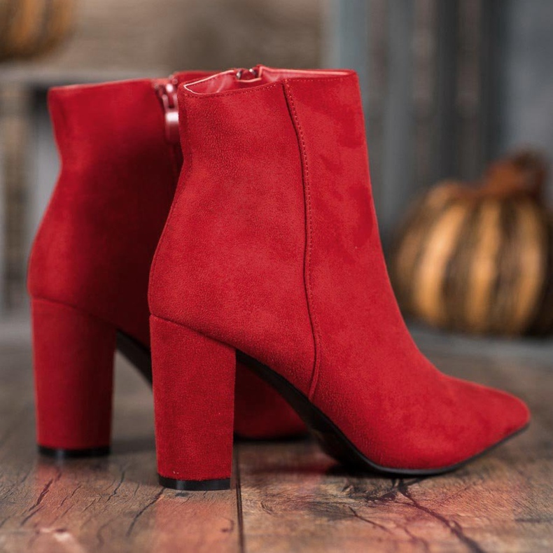 Super Me Sexy botas de tacón alto rojo 1