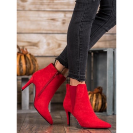 Marquiz Botas de tacón alto rojo 3