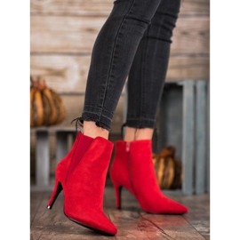 Marquiz Botas de tacón alto rojo 4