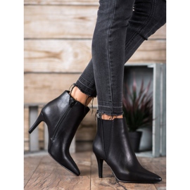 Marquiz Botas de tacón alto negro 2