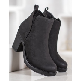 Goodin Botines textiles en el poste negro 5