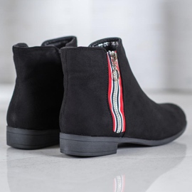 SHELOVET Botines cálidos con cremallera negro 2