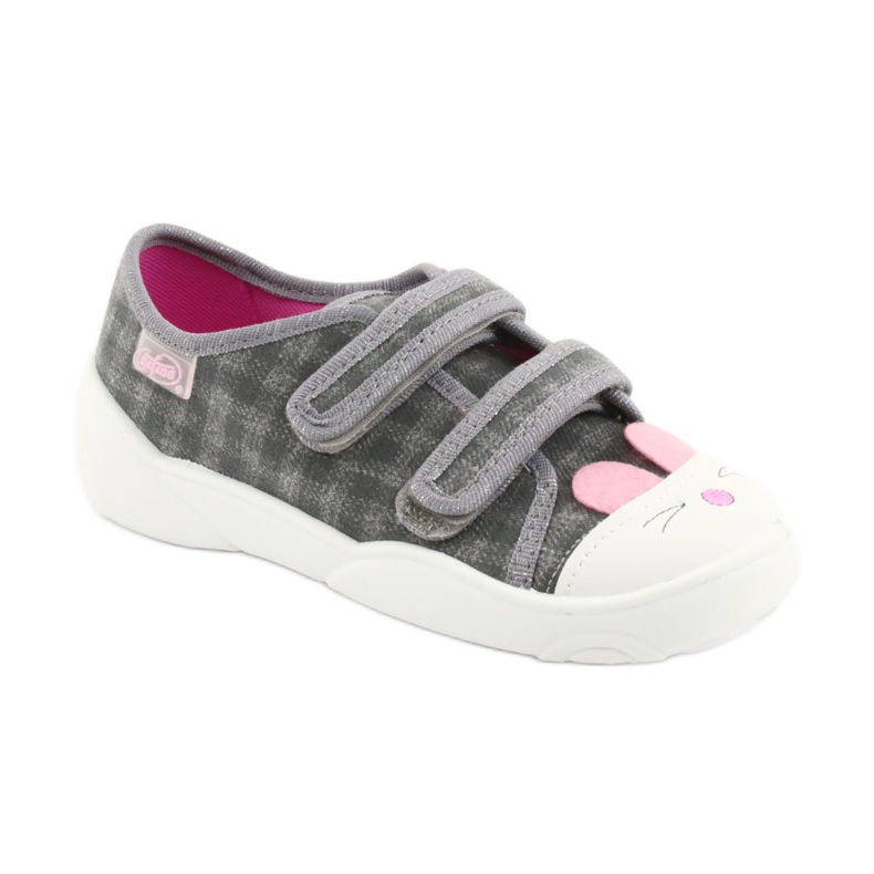 Calzado infantil befado 907P108 rosa gris 2