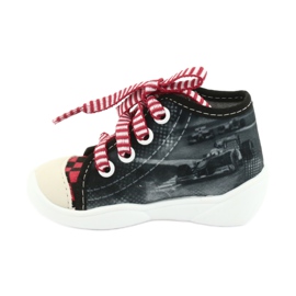 Calzado infantil befado 218P050 negro rojo gris 2