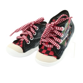Calzado infantil befado 218P050 negro rojo gris 3