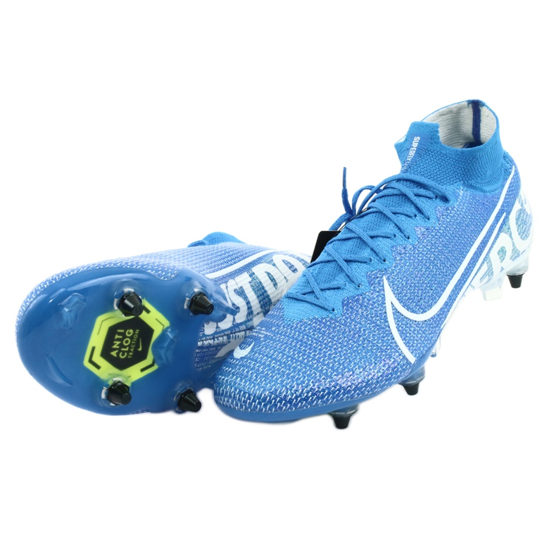 Zapatillas de fútbol Nike Mercurial Superfly 7 Elite SG-Pro Ac M AT7894-414 azul 5