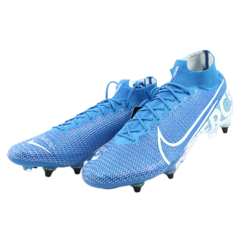 Zapatillas de fútbol Nike Mercurial Superfly 7 Elite SG-Pro Ac M AT7894-414 azul 3
