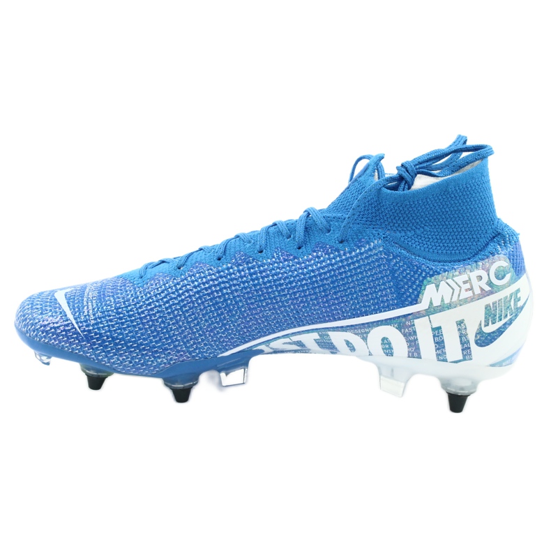 Zapatillas de fútbol Nike Mercurial Superfly 7 Elite SG-Pro Ac M AT7894-414 azul 2