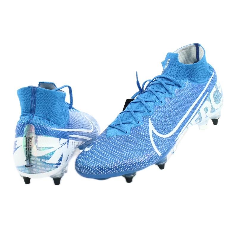 Zapatillas de fútbol Nike Mercurial Superfly 7 Elite SG-Pro Ac M AT7894-414 azul 4