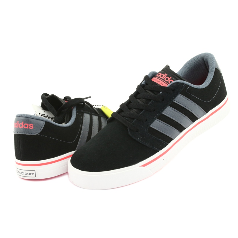 Zapatillas Adidas Cloudfoam Super Skate M AW3896 negro naranja gris 3