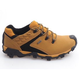 Botas Trekking Piel Nat HLD923 Camel multicolor amarillo 3