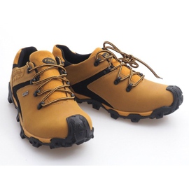 Botas Trekking Piel Nat HLD923 Camel multicolor amarillo 5