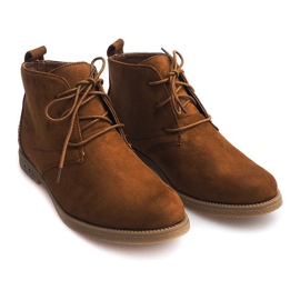 Botas Atadas Con Lentejuelas H543 Camel marrón 3