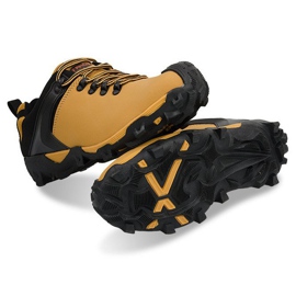 Zapatillas de trekking HLD913 Camel marrón multicolor 4