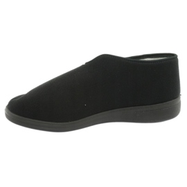 Dr. Inforto de Velcro para mujeres Befado Slippers 071d001 negro 4