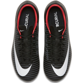 Zapatos de fútbol Nike Mercurial Vapor Xi Fg Jr 831945-002 negro negro 1