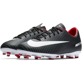 Zapatos de fútbol Nike Mercurial Vapor Xi Fg Jr 831945-002 negro negro 2
