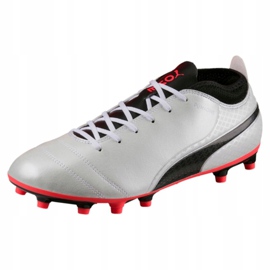 Botas de fútbol Puma One 17.4 Fg M 104075 01 multicolor blanco 3