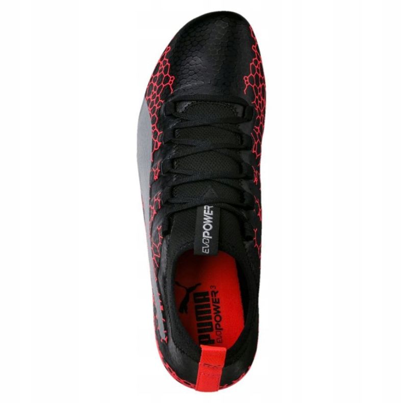 Zapatillas de fútbol Puma Evopower Vigor 3 Graphic Fg M 104198 01 negro negro 1