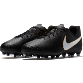 Zapatillas de fútbol Nike Tiempo Rio Iv Fg Jr 897731-002 negro negro 4