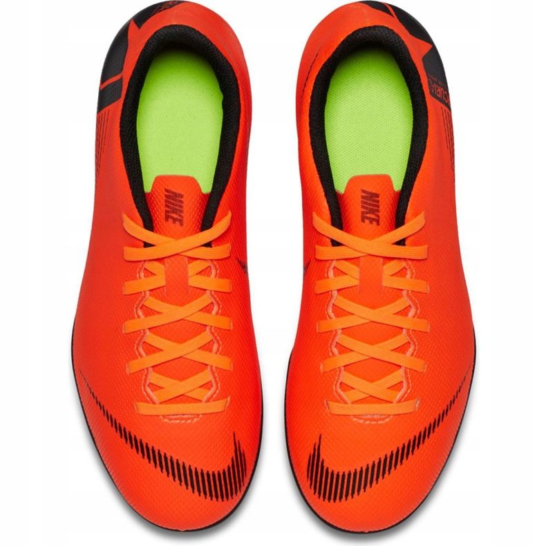 Zapatillas de fútbol Nike Mercurial Vapor 12 Club Mg Jr AH7350-810 naranja naranja 1