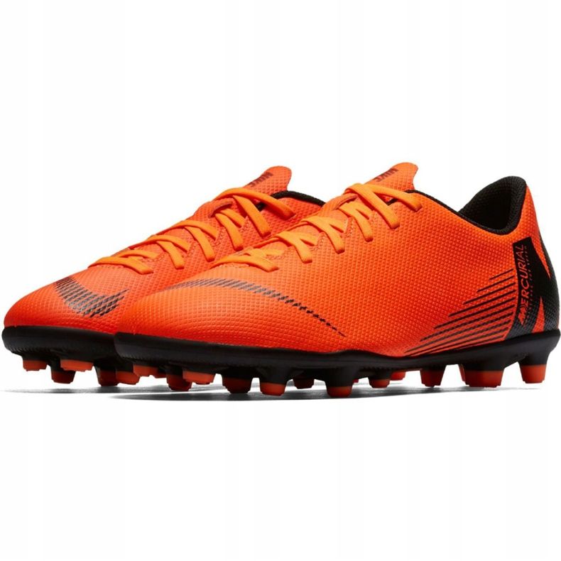 Zapatillas de fútbol Nike Mercurial Vapor 12 Club Mg Jr AH7350-810 naranja naranja 2