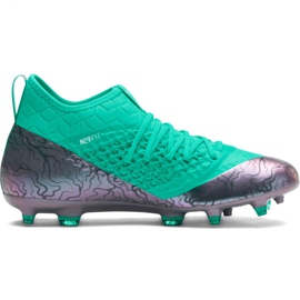 Botas de fútbol Puma Future 2.3 Netfit Fg Ag Color Shift M 104832 01 verde verde 2