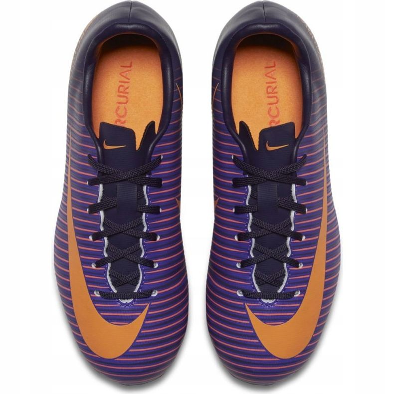 Zapatillas de fútbol Nike Mercurial Vapor Xi Fg Jr 831945-585 púrpura púrpura 1