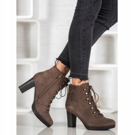 Goodin Botas de gamuza cálidas beige 4