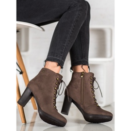 Goodin Botas de gamuza cálidas beige 3