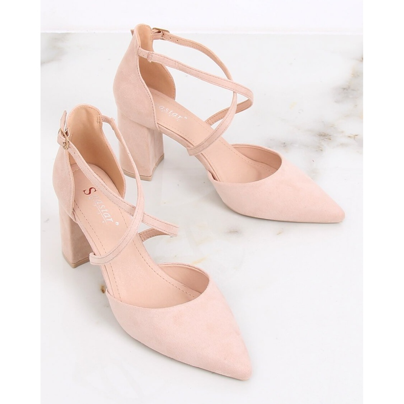 Bombas en el poste beige LE069P Beige 2