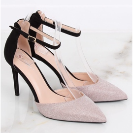 Bombas en un pin TU127P Champagne negro rosado 5