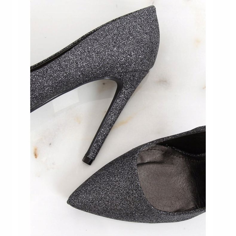 Alfileres de brocado de grafito NF-58P Peltre negro multicolor 1