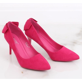 Salón con alfiler con lazo fucsia NF-46 Fucsia rosado 1