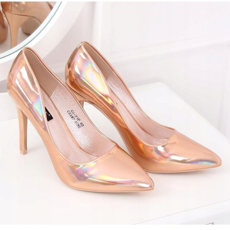 Alfileres metálicos Champagne GG-71P Champagne rosa 2