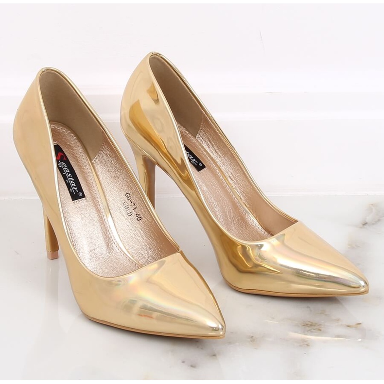 Alfileres dorados metalizados GG-71P Dorado 2