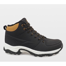 Botas de nieve negras con aislamiento 9WCH-86421 negro amarillo 2