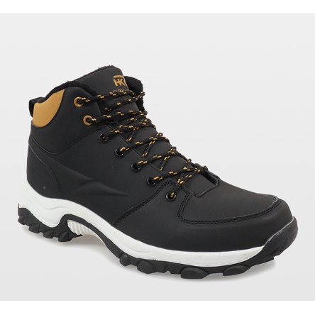 Botas de nieve negras con aislamiento 9WCH-86421 negro amarillo 1 Botas de nieve negras con aislamiento 9WCH-86421 negro amarillo 1