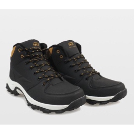 Botas de nieve negras con aislamiento 9WCH-86421 negro amarillo 5